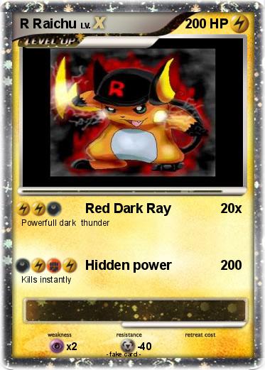 Pokemon R Raichu
