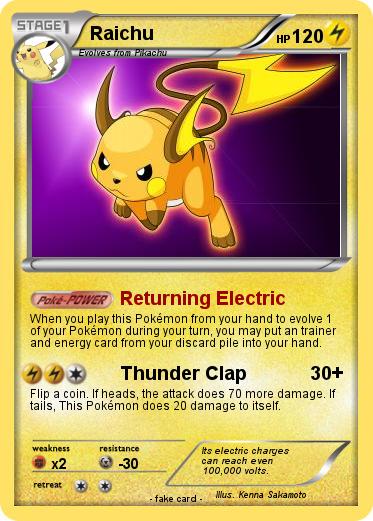 Pokemon Raichu