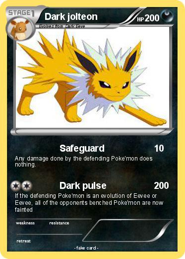 Pokemon Dark jolteon