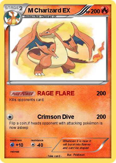 Pokemon M Charizard EX