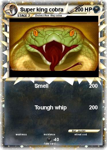 Pokemon Super king cobra