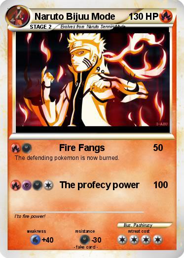 Pokemon Naruto Bijuu Mode
