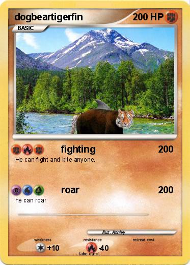 Pokemon dogbeartigerfin