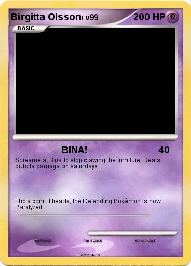 Pokemon Birgitta Olsson