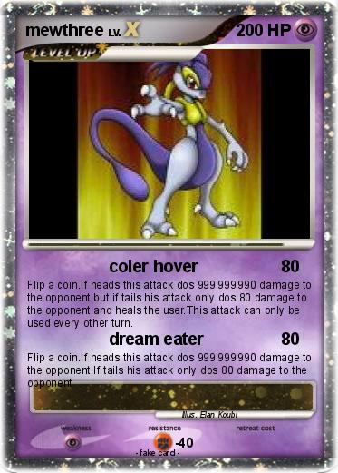 Pokemon mewthree