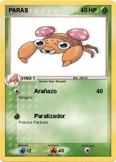 Pokemon PARAS
