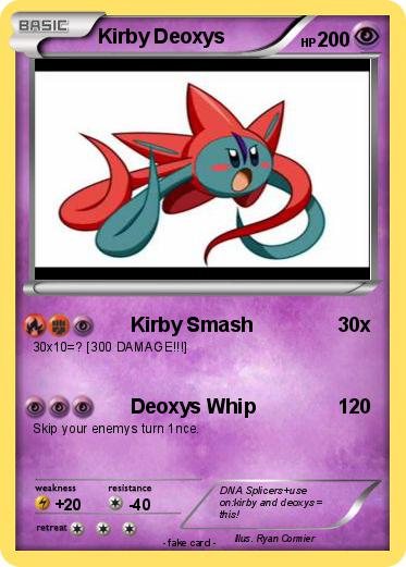 Pokemon Kirby Deoxys