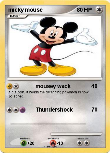 Pokemon micky mouse