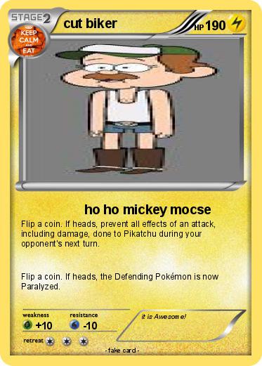 Pokemon cut biker