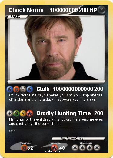 Pokemon Chuck Norris    100000000