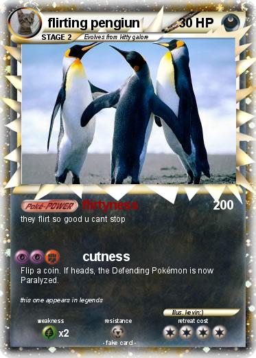 Pokemon flirting pengiun