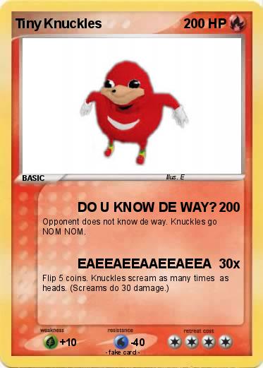 Pokemon Tiny Knuckles