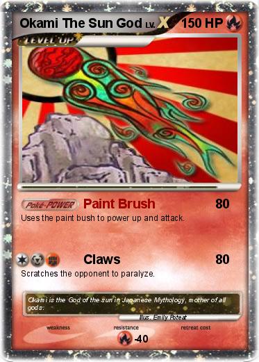 Pokemon Okami The Sun God