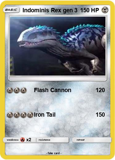 Pokemon Indominis Rex gen 3