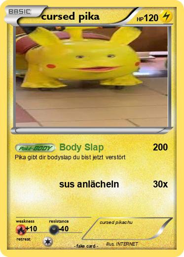 Pokemon cursed pika