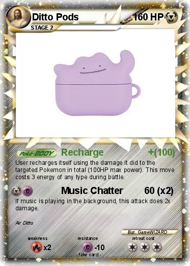 Pokemon Ditto Pods