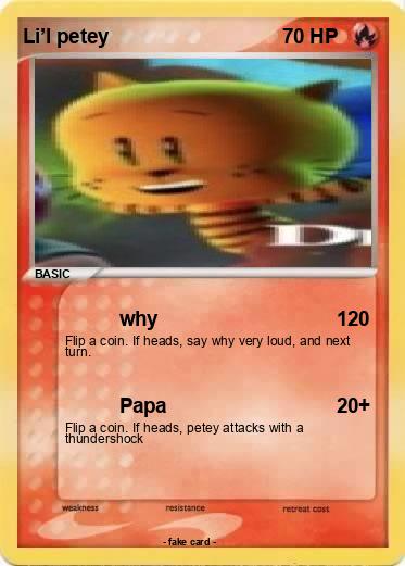 Pokemon Li’l petey
