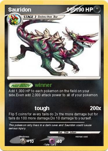 Pokemon Sauridon                        999