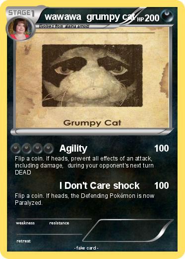 Pokemon wawawa  grumpy cat