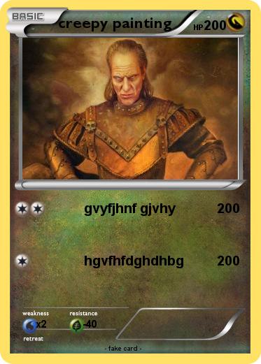 Pokemon creepy painting