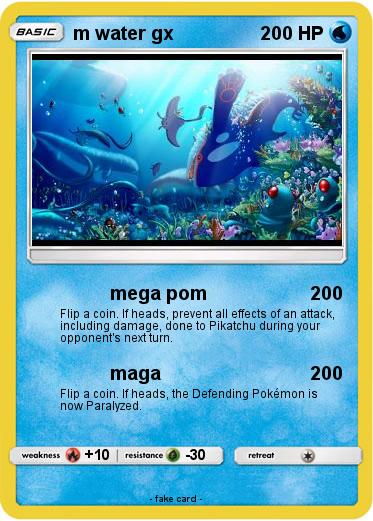 Pokemon m water gx