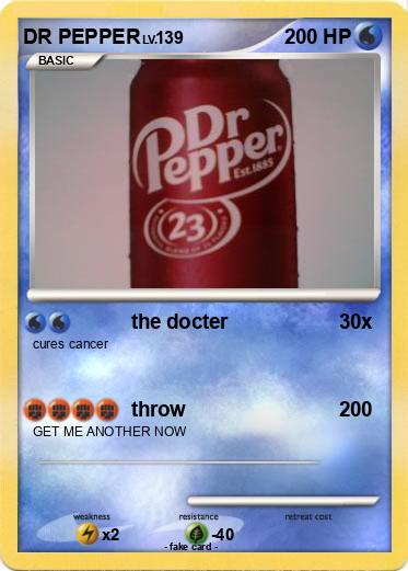 Pokemon DR PEPPER
