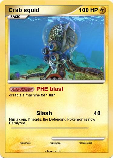 Pokemon Crab squid