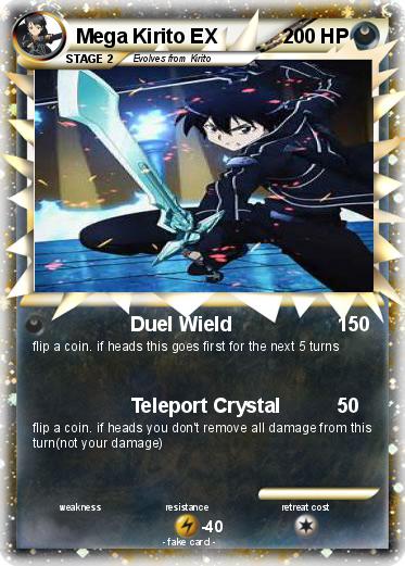 Pokemon Mega Kirito EX