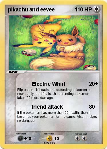 Pokemon pikachu and eevee