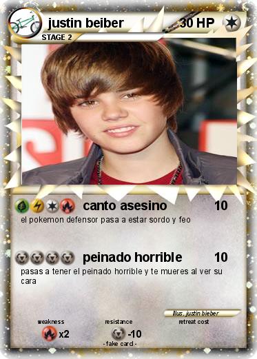 Pokemon justin beiber