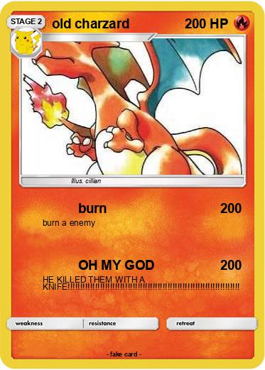 Pokemon old charzard