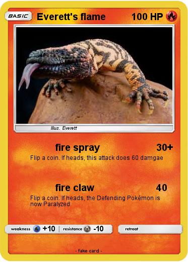 Pokemon Everett's flame
