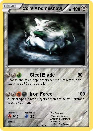 Pokemon Col's Abomasnow