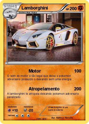 Pokemon Lamborghini