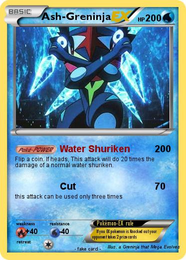 pokemon ash greninja card 703 Pokémon Hit Points170 HP Form Is this XY Promo supposed