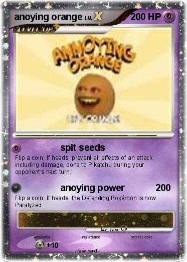 Pokemon anoying orange