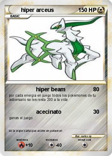 Pokemon hiper arceus