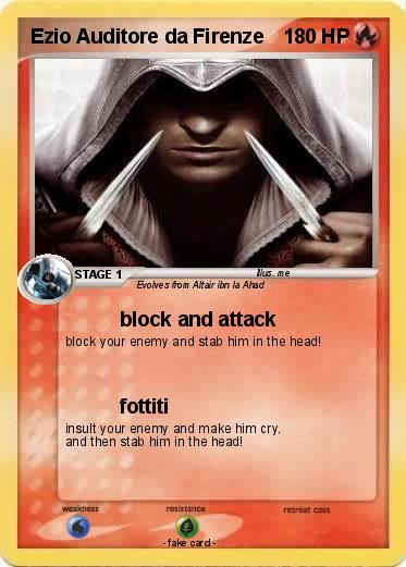 Pokemon Ezio Auditore da Firenze