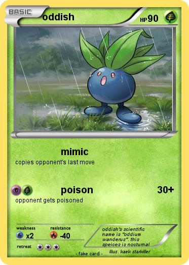 Pokemon oddish