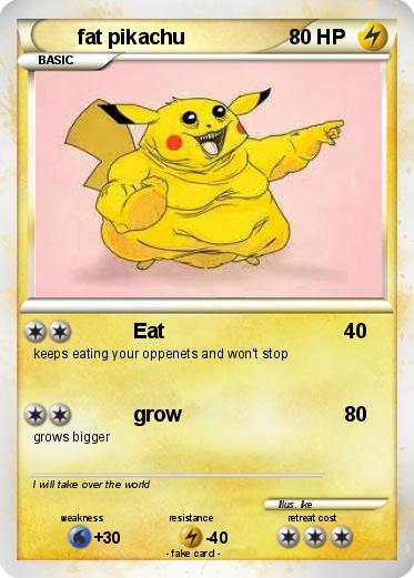 Pokemon fat pikachu