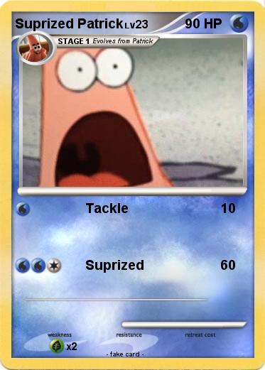 Pokemon Suprized Patrick