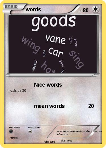 Pokemon words