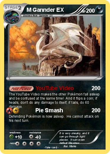 Pokemon M Gannder EX