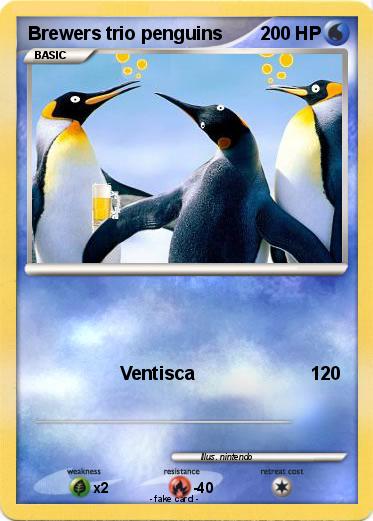 Pokemon Brewers trio penguins