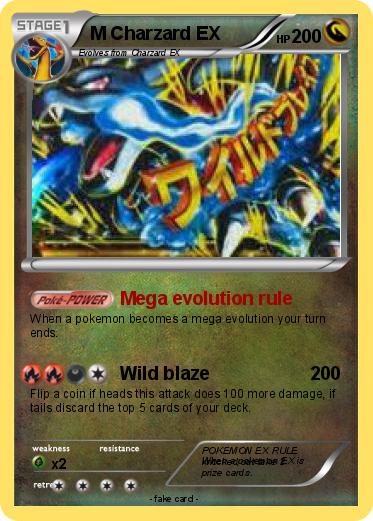 Pokemon M Charzard EX