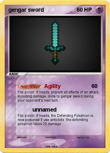 Pokemon gengar sword