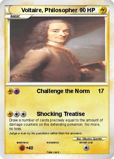 Pokemon Voltaire, Philosopher