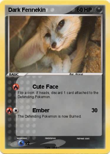 Pokemon Dark Fennekin