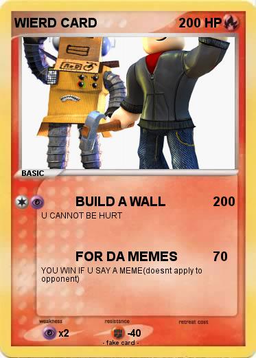 Pokemon WIERD CARD