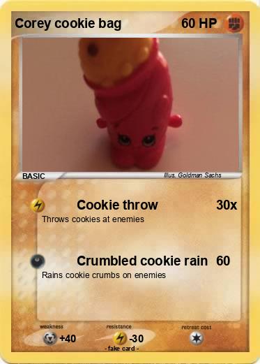 Pokemon Corey cookie bag